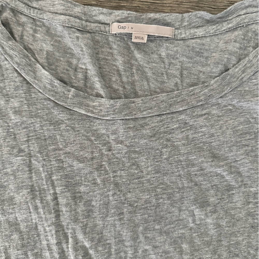 GAP Gray Short Cap Sleeve TShirt - Picture 2 of 2